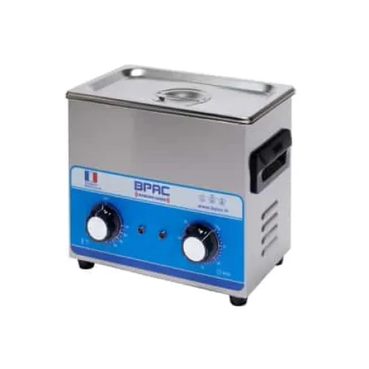 Nettoyeur Ultrasons avec Cuve 3 Litres - Ultrasonic Cleaner Analogique - Nettoyeur Ultrason Bijoux Puissance 120 W - Appareil Pour Les Particuliers et Professionnels - Marque Française