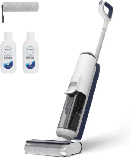 Tineco iFLOOR 5 Breeze Complete Aspirateur Laveur, Aspirateur Sec Humide sans Fil pour Sols durs, Nettoyage des Bords, Auto-Nettoyage Automatique, 35 Min d'autonomie, Conception légère