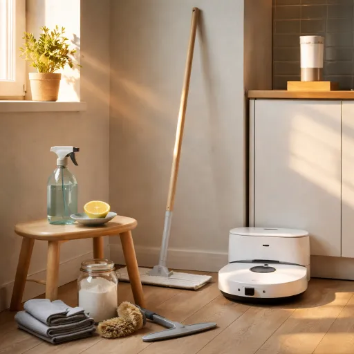 Nettoyage écologique de la maison sans produits chimiques : équipements et recettes pour un intérieur sain et automatisé
