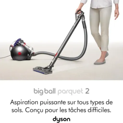Test Dyson Big Ball Parquet 2 : un bon gros traîneau pour le parquet, mais pas parfait