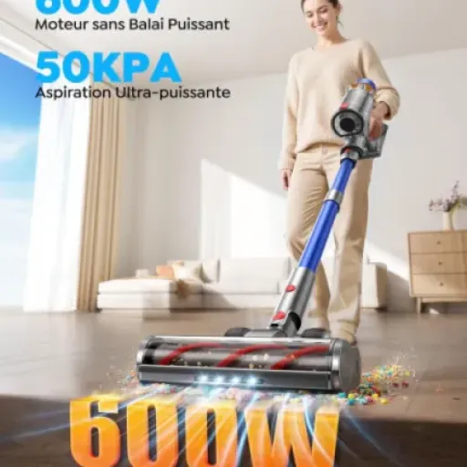 Test Fieety U15 : l’aspirateur balai sans fil qui mise sur l’autonomie et la puissance