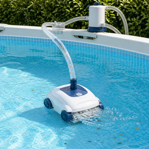 Quel aspirateur piscine Intex choisir pour un bassin toujours propre et presque autonome